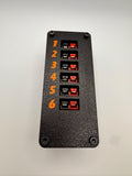 6-Port Anderson Powerpole Distribution Block – numbered ports front