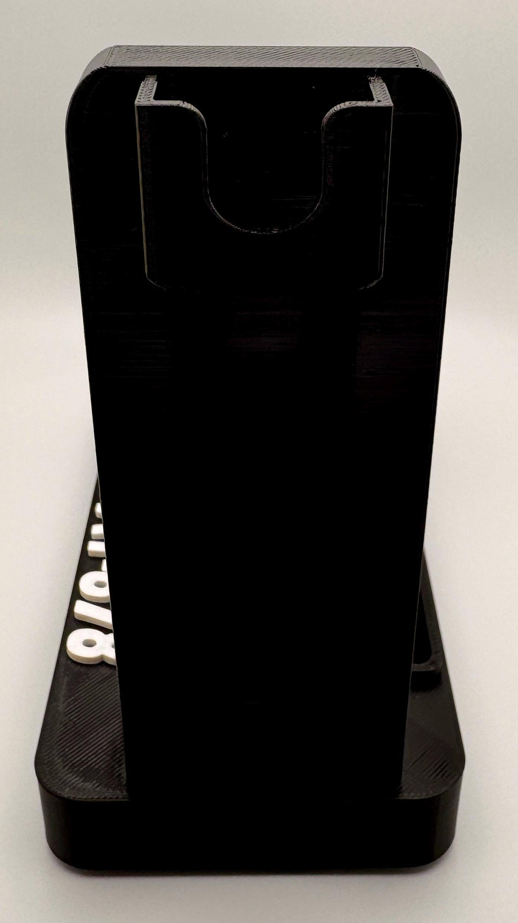 AnyTone AT-878 desk stand – empty stand end view