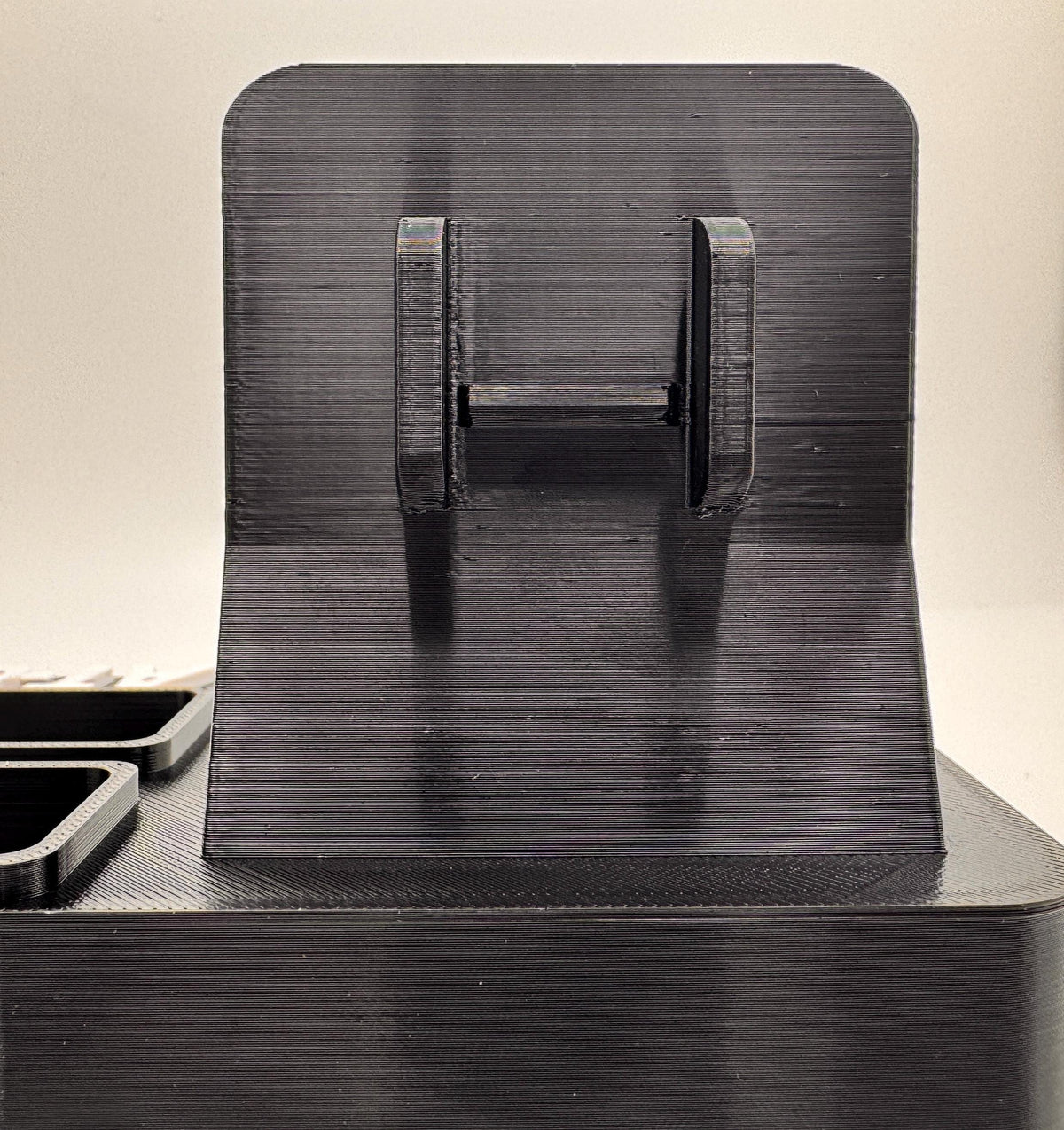 AnyTone AT-878 desk stand – mic clip rear view