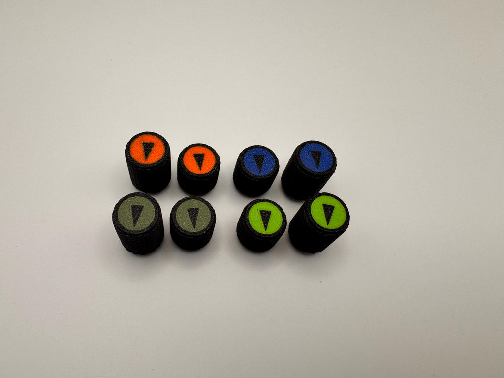 AnyTone AT-878UV Knob Set – color options overhead