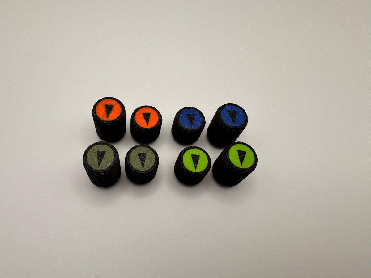 AnyTone AT-878UV Knob Set – color options overhead