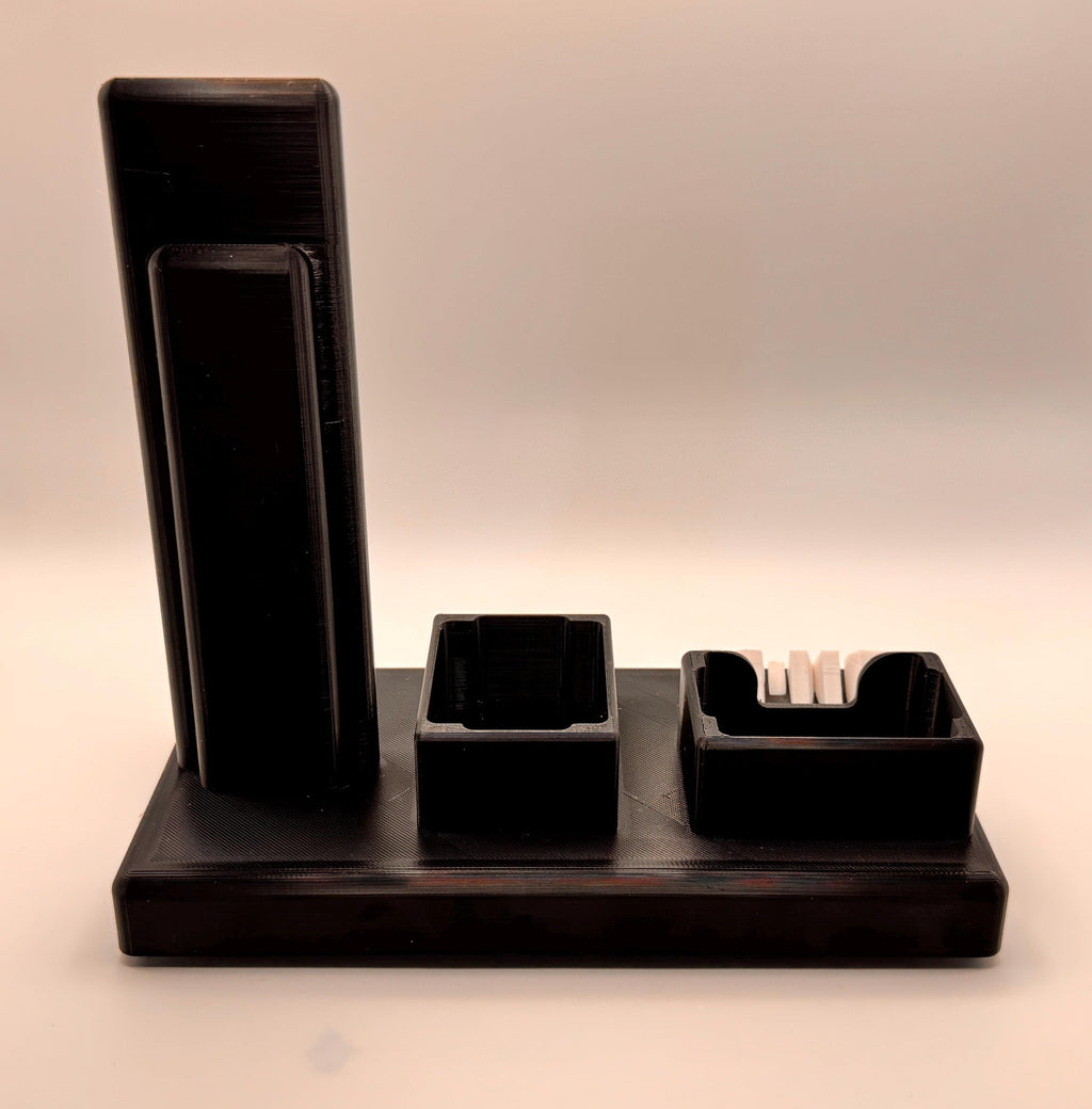 Baofeng DM-32 / UV-32 desk stand – empty stand rear view