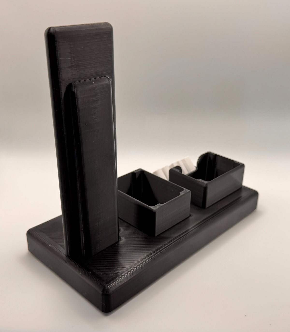 Baofeng DM-32 / UV-32 desk stand – mic mast side view