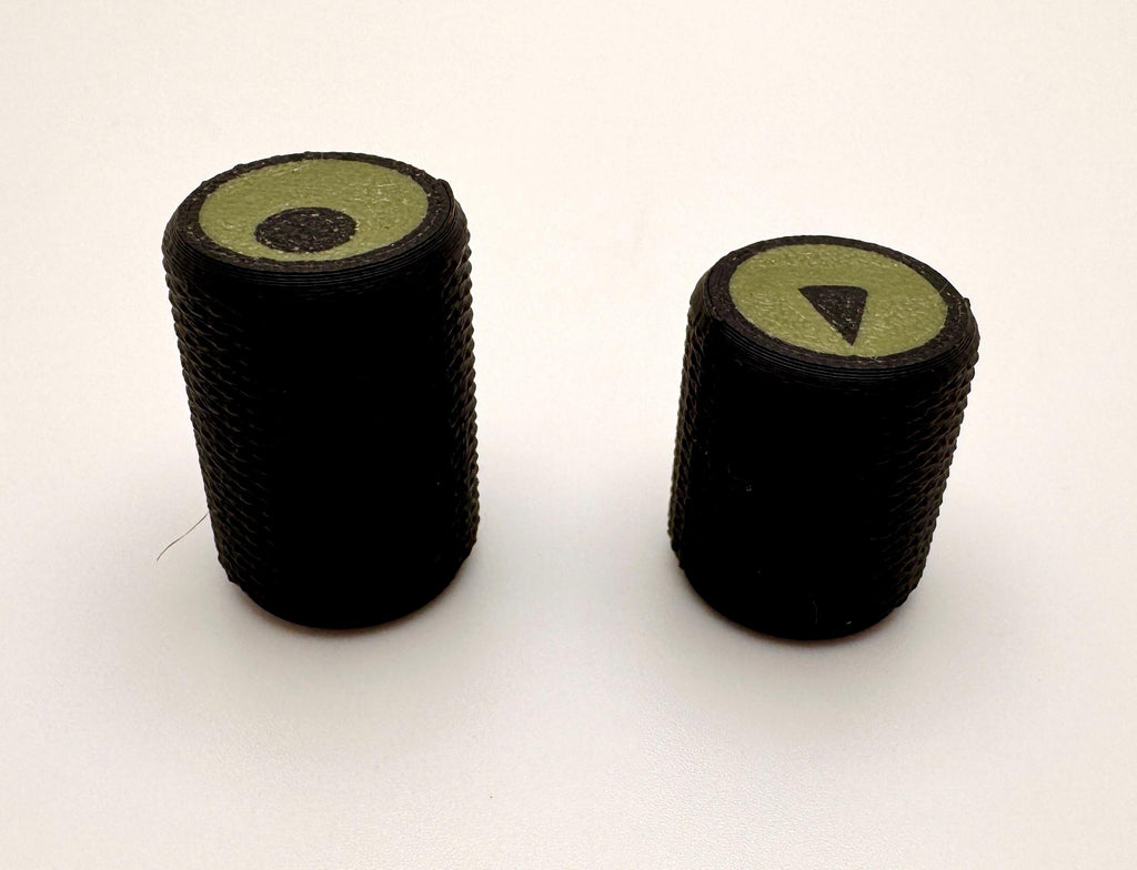 Baofeng DM-32 / UV-32 Knob Set – knob pair side