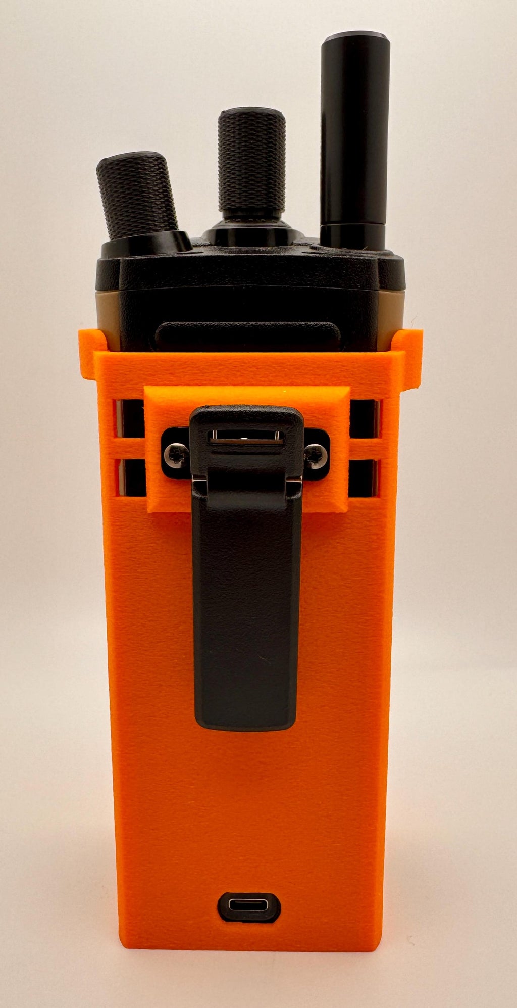 Baofeng UV-32 / DM-32 Belt Clip Holster – orange back clip