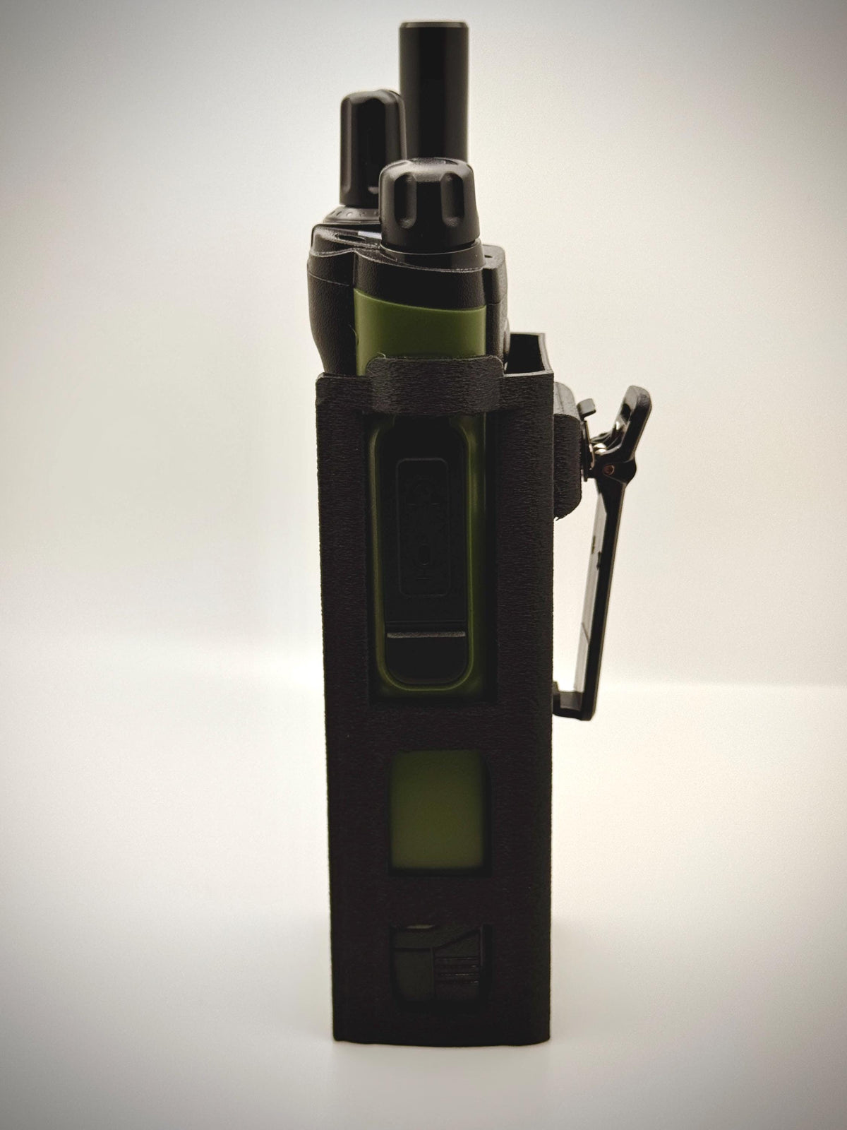 Baofeng UV-32 / DM-32 Belt Clip Holster – side view