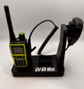 Baofeng UV-5R Mini desk stand – with radio and speaker mic