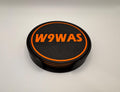 Custom Callsign Coaster Set – single coaster black orange