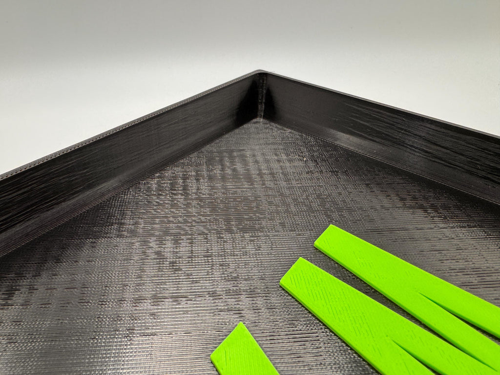 Custom Callsign EDC Dump Tray – corner detail