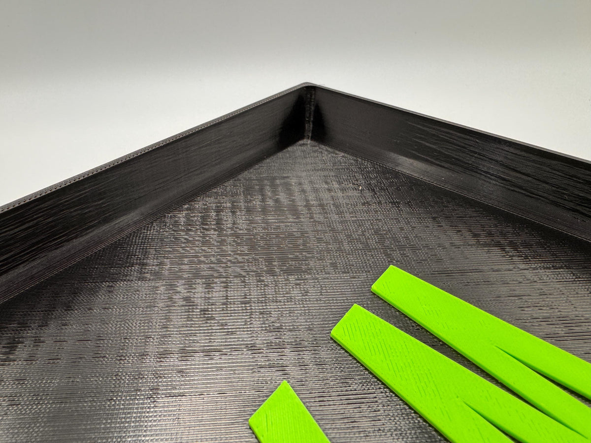 Custom Callsign EDC Dump Tray – corner detail