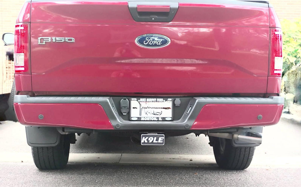 Custom Callsign Trailer Hitch Cover – installed on truck