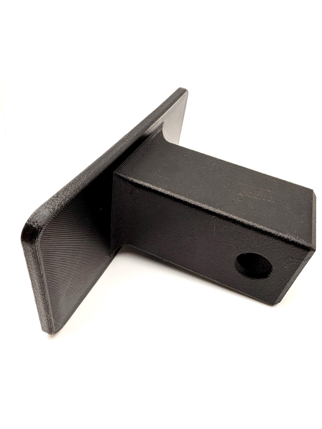 Custom Callsign Trailer Hitch Cover – side insert view
