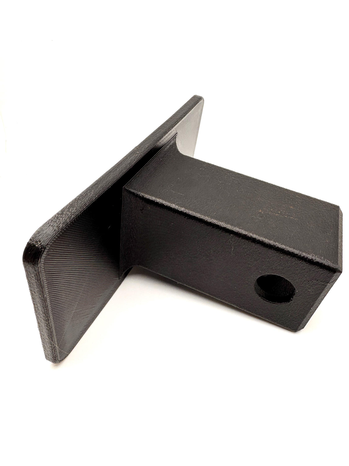 Custom Callsign Trailer Hitch Cover – side insert view