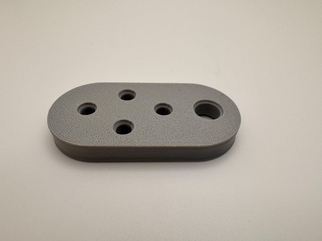 EFHW Wire-to-Rope Insulators – single insulator in gray