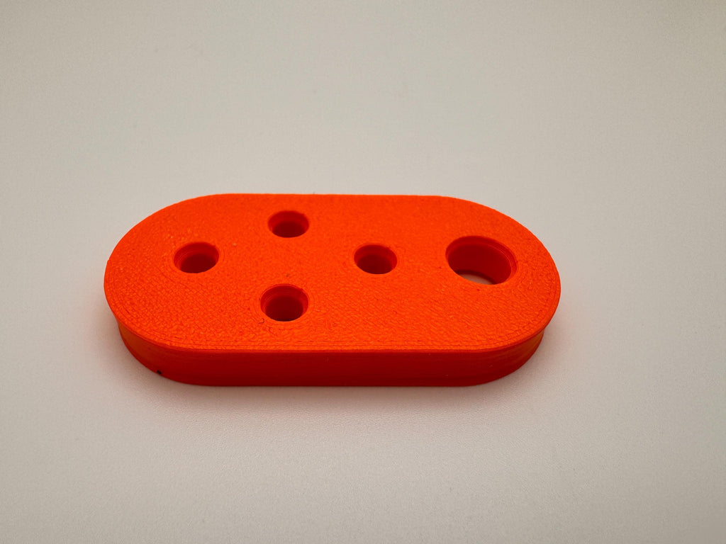 EFHW Wire-to-Rope Insulators – single insulator in orange