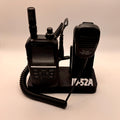 Icom ID-52 desk stand with forward-facing speaker mic – with radio and speaker mic