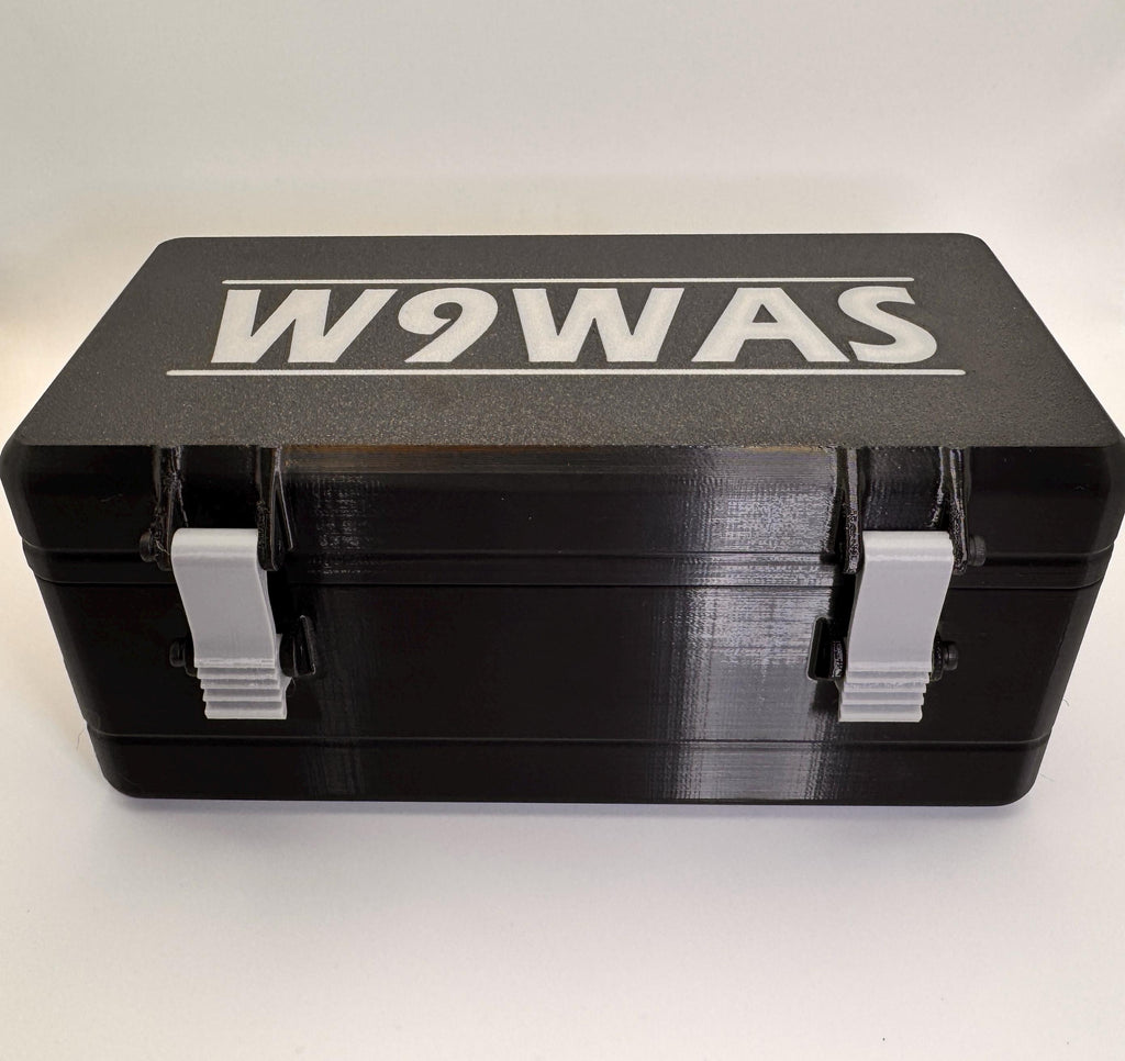 Icom ID-52 travel case – callsign lid front