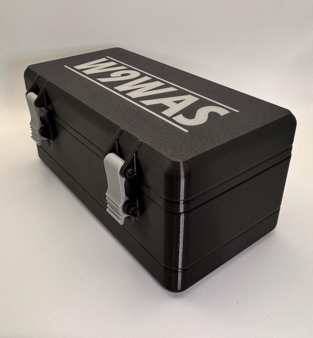 Icom ID-52 travel case – lid angled side view