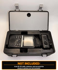 Icom ID-52 travel case – open with radio and accessories