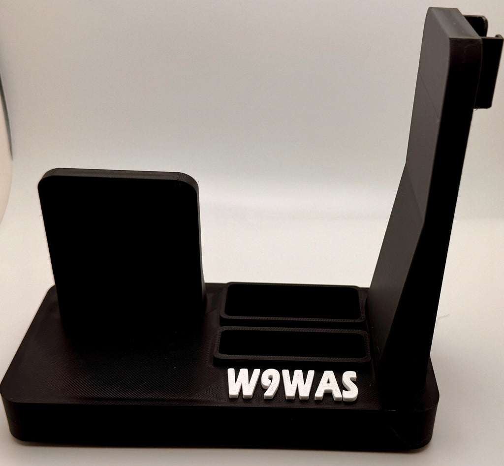 Icom ID-52A desk stand – empty stand with callsign