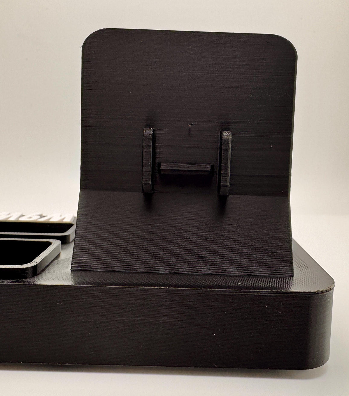 Icom ID-52A desk stand – mic hook rear view