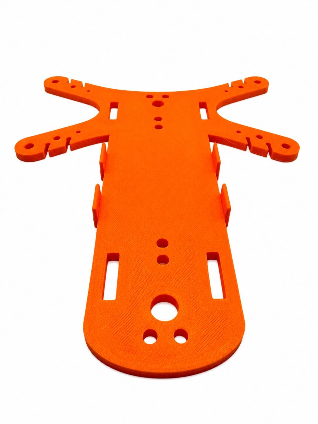 LDG balun/unun wire winder mount – blank mount front view