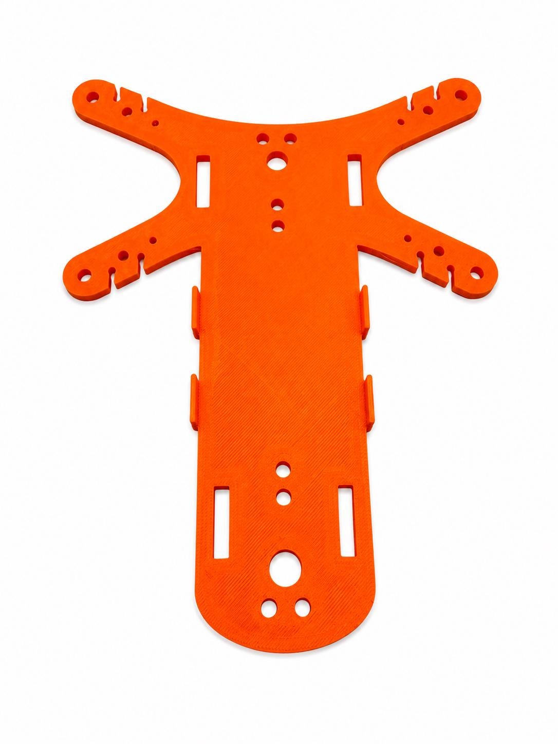 LDG balun/unun wire winder mount – blank mount top view
