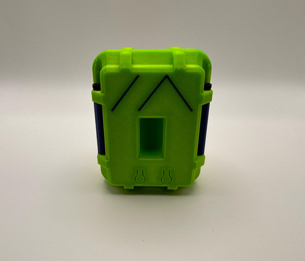 Meshtastic Heltec V3/V4 case – front view, closed