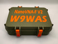 NanoVNA-F V2 case with stand – callsign lid front