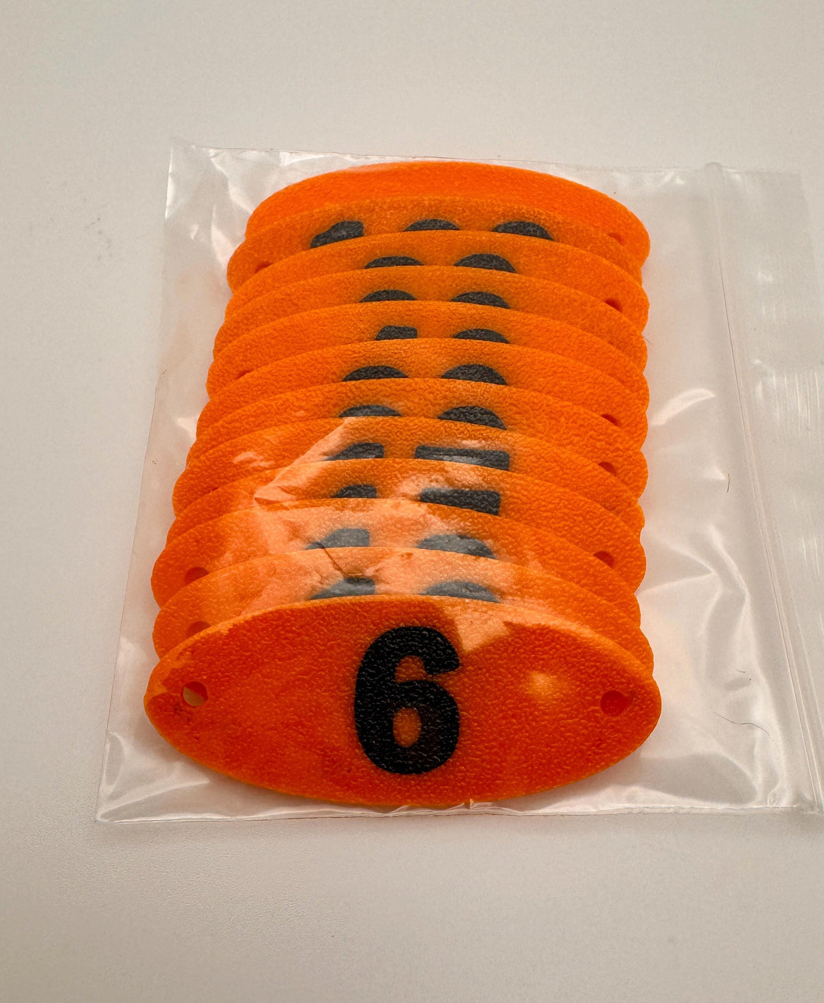 POTA Thread-Through Band Markers – full set stacked together