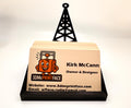 Radio Tower Business Card Holder – with business cards front