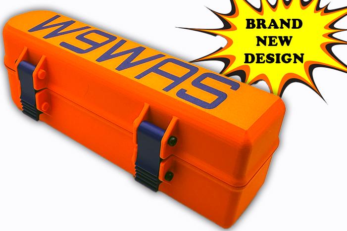 RigExpert Stick case with organizer lid – new design callsign lid