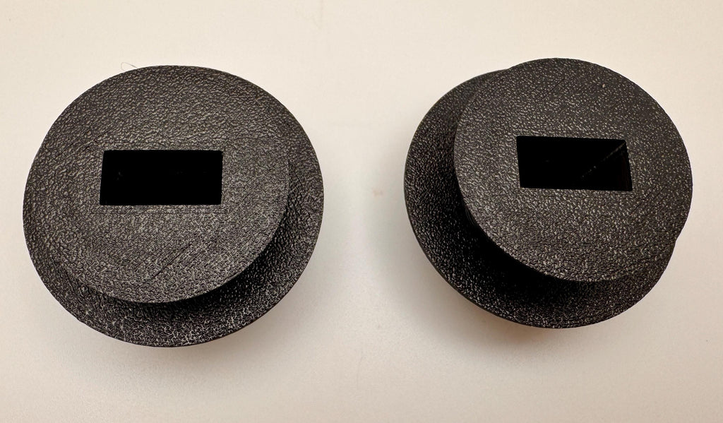 Round Anderson Powerpole Panel Mount – double mount front