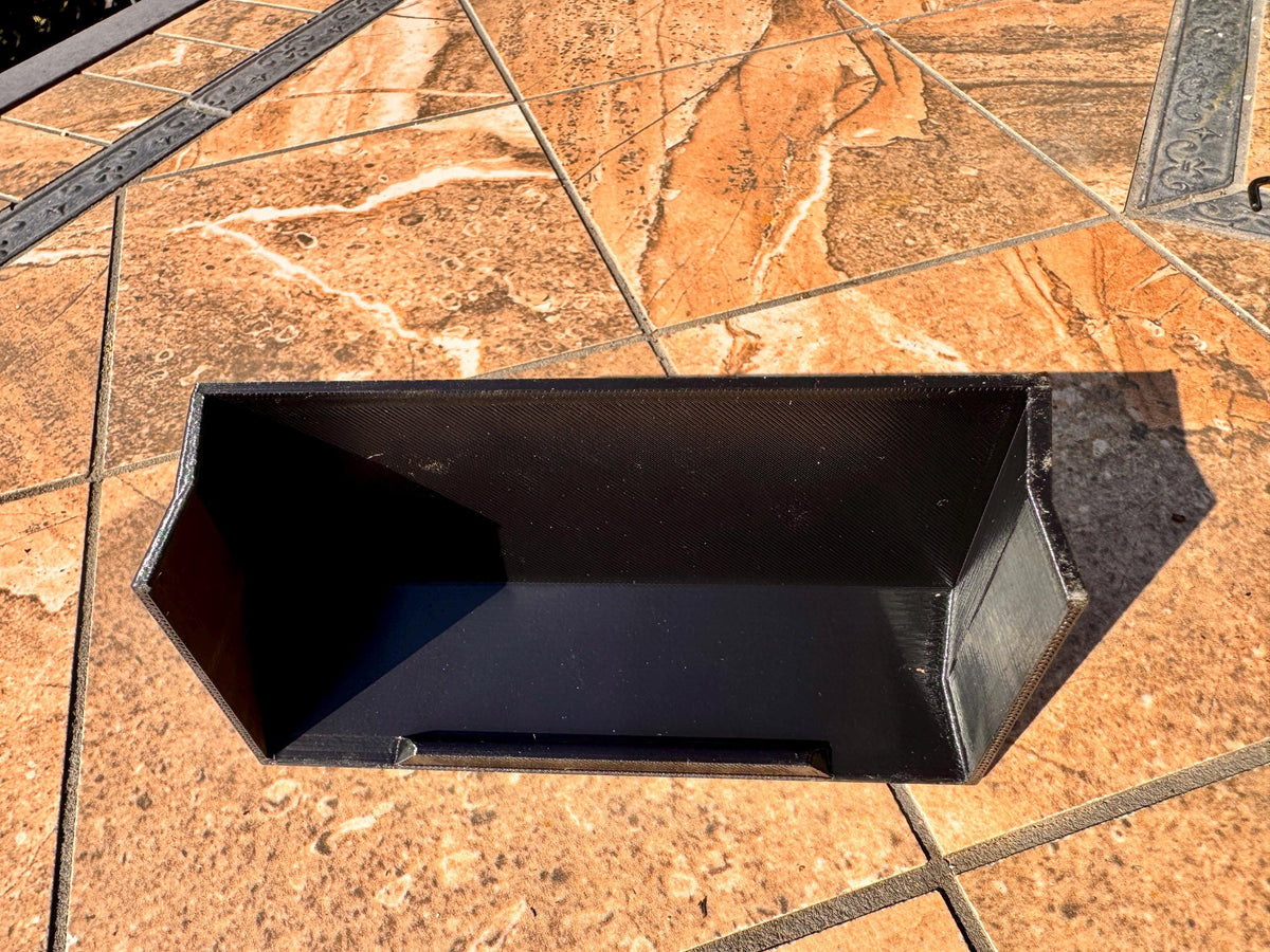 Xiegu G90 Face Cover for G90-H2 Rails – open end view