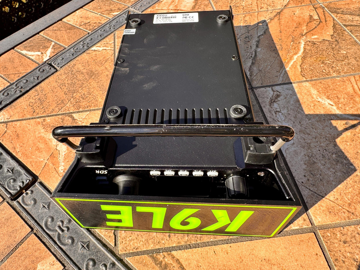 Xiegu G90 Face Cover for G90-H2 Rails – underside view