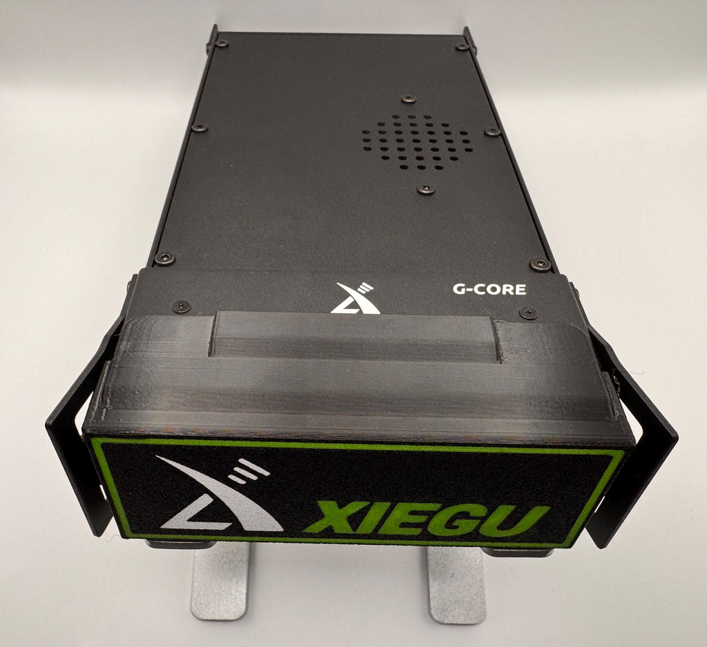 Xiegu G90 Face Protector – installed on g90 angled