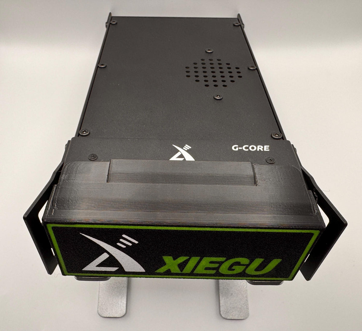 Xiegu G90 Face Protector – installed on g90 angled