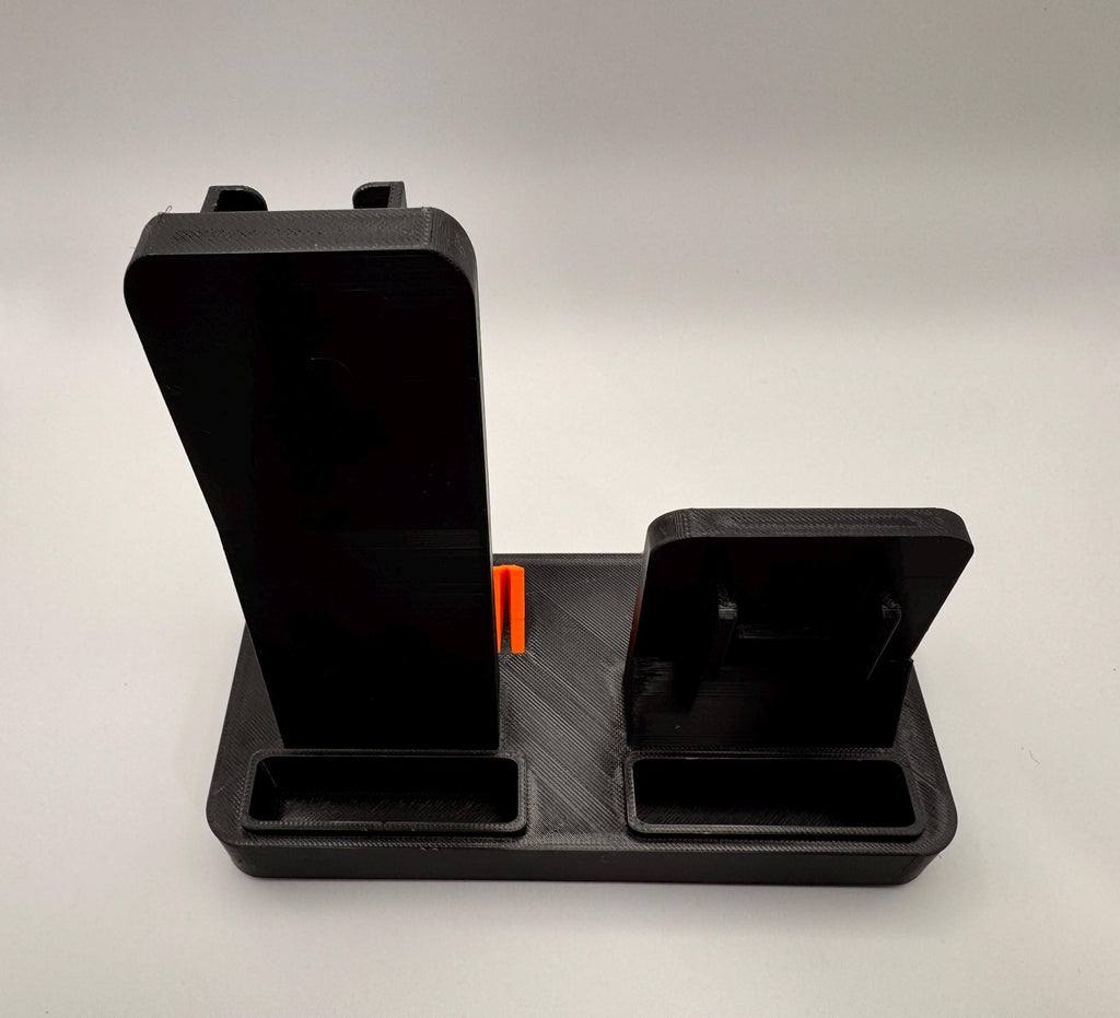 Yaesu FT5 / FT3 2026 desk stand – empty stand rear view