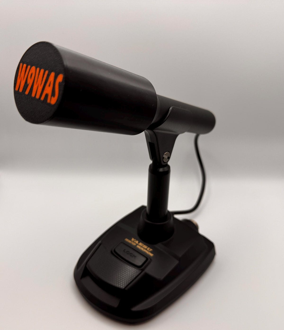 Yaesu M-70 Microphone Dust Cover – on mic side view
